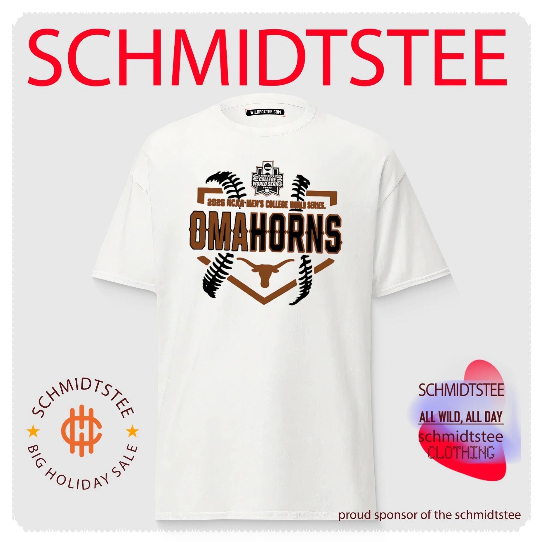 Texas Longhorns 2026 College World Series Bound OmaHorns shirt