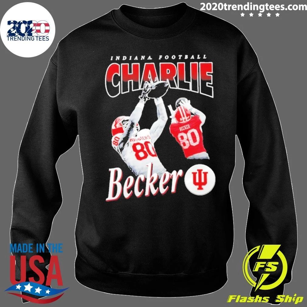 Indiana Football Charlie Becker 90s Bootleg Vintage Shirt