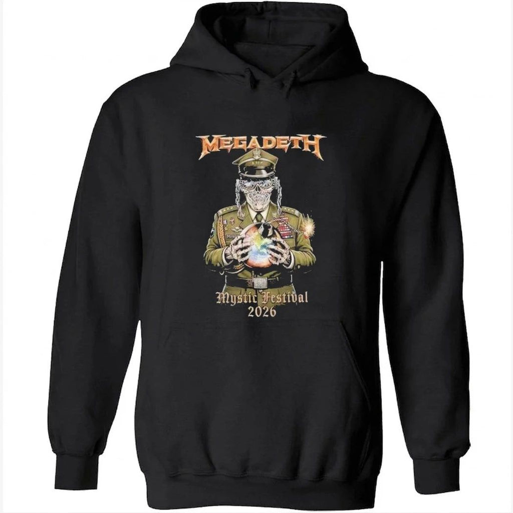 Megadeth Mystic Festival 2026 At Poland June 4 2026 Merch Military Graphic Shirt