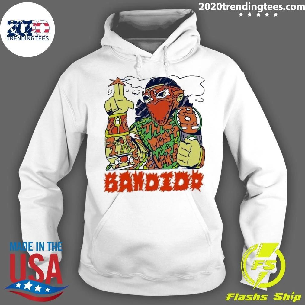 Bandido Lucha Libre Wrestler Most Wanted Suplex Retro Wrestling Shirt