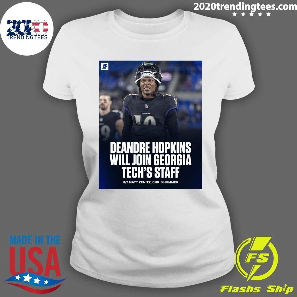 Hopkins Deandre Will Join Georgia Tech’s Staff Shirt