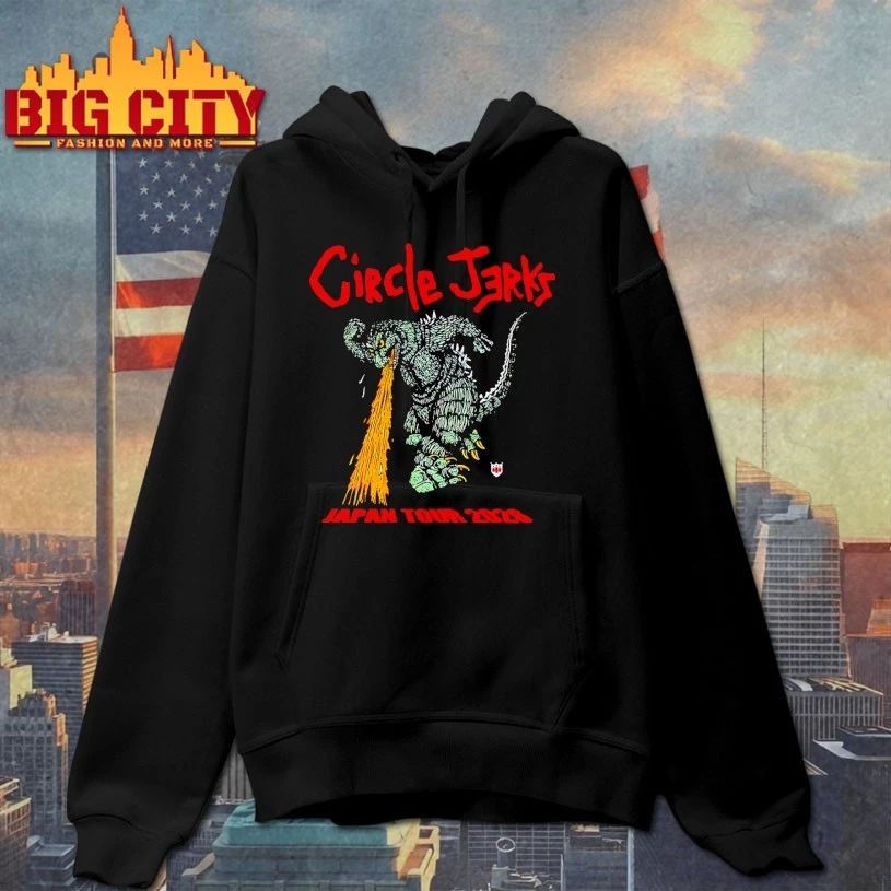 The Circle Jerks Japan Tour 2026 Godzilla T-shirt