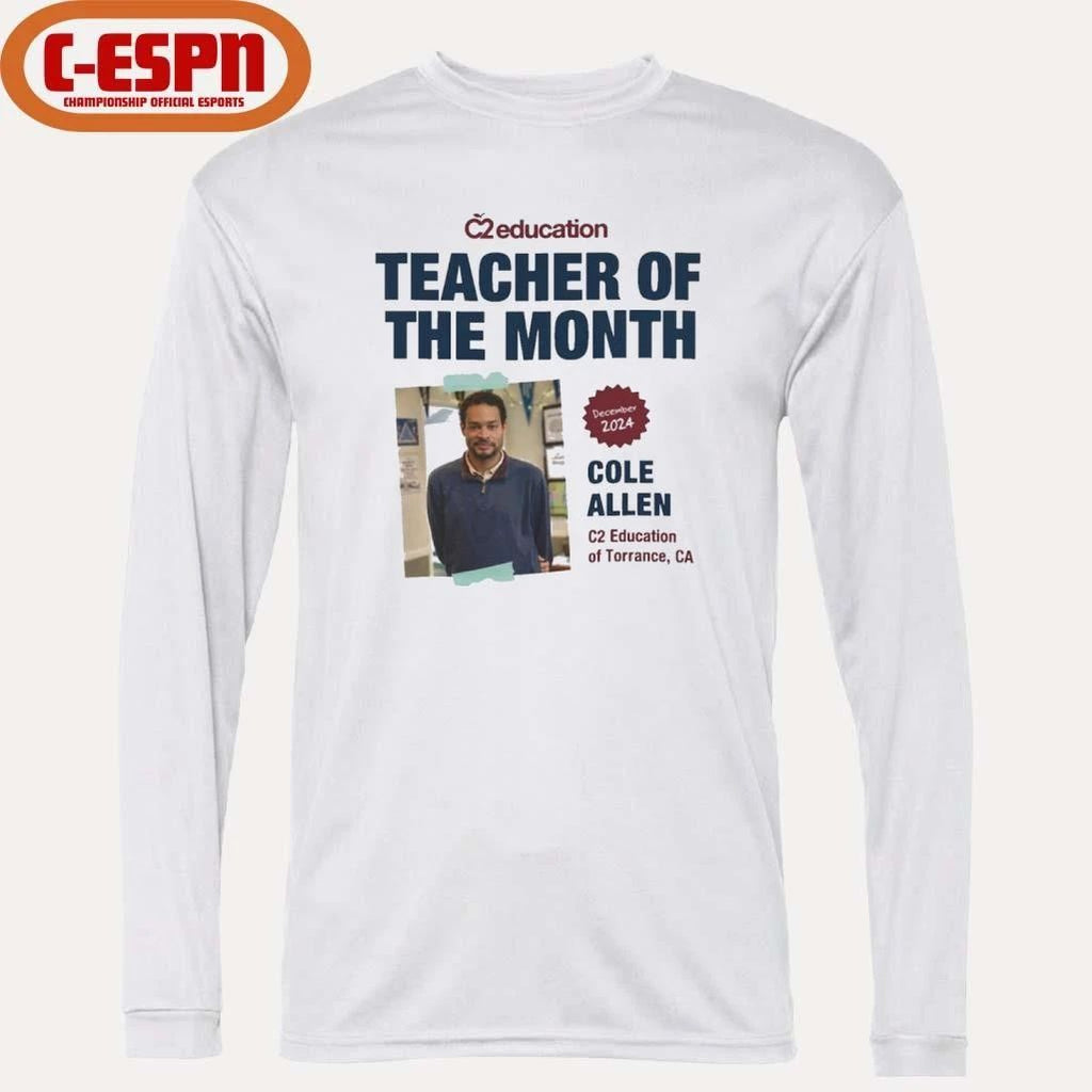 Cole Thomas Allen Teacher of the Month Shirt