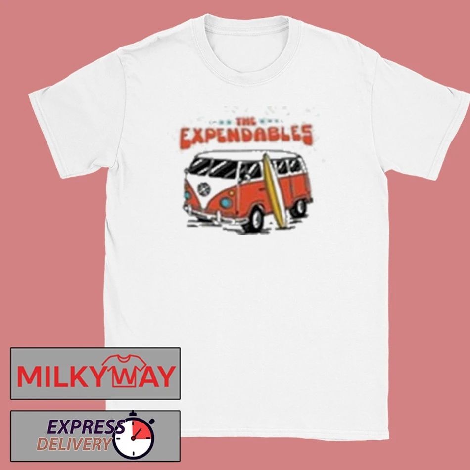 LIMITED The Expendables White 2026 TEE Santa Cruz Tour shirt