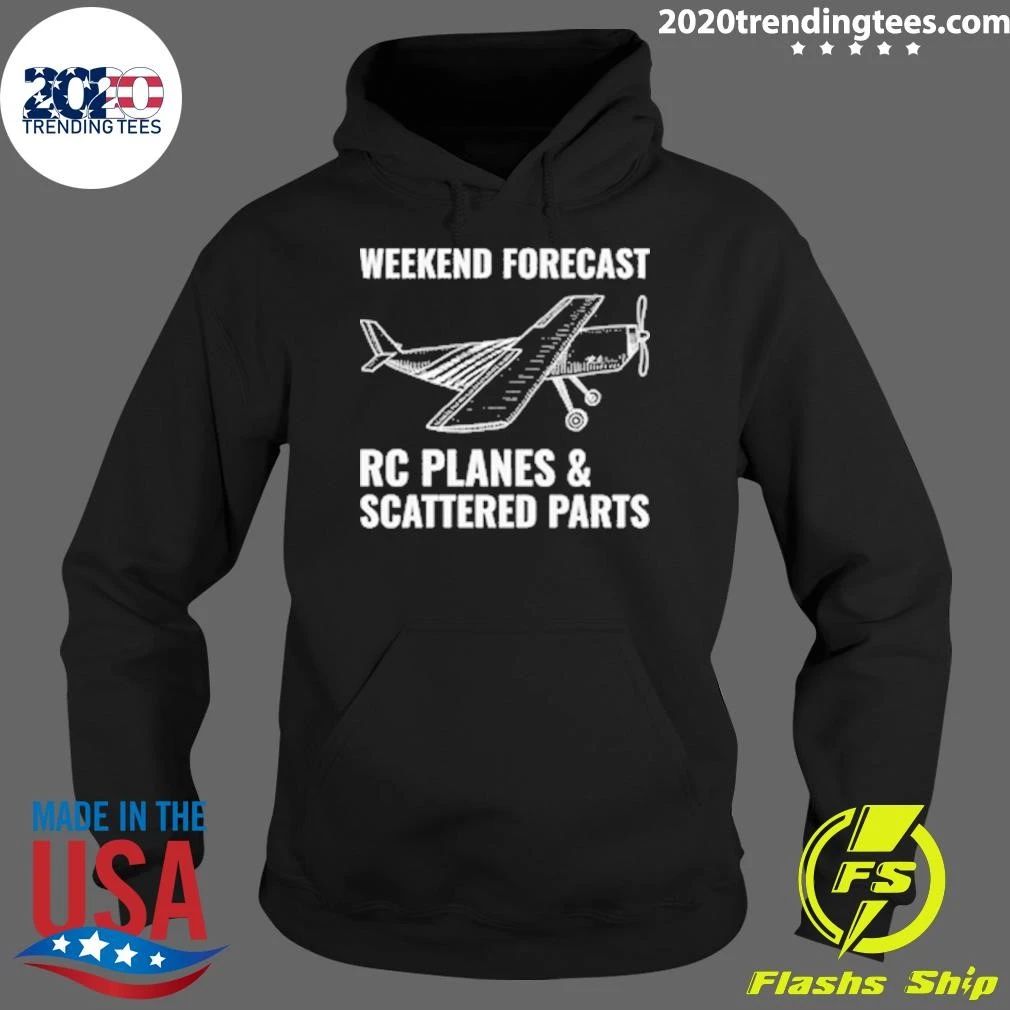 Weekend Forecast RC Planes and Scattered Parts Tee Shirt