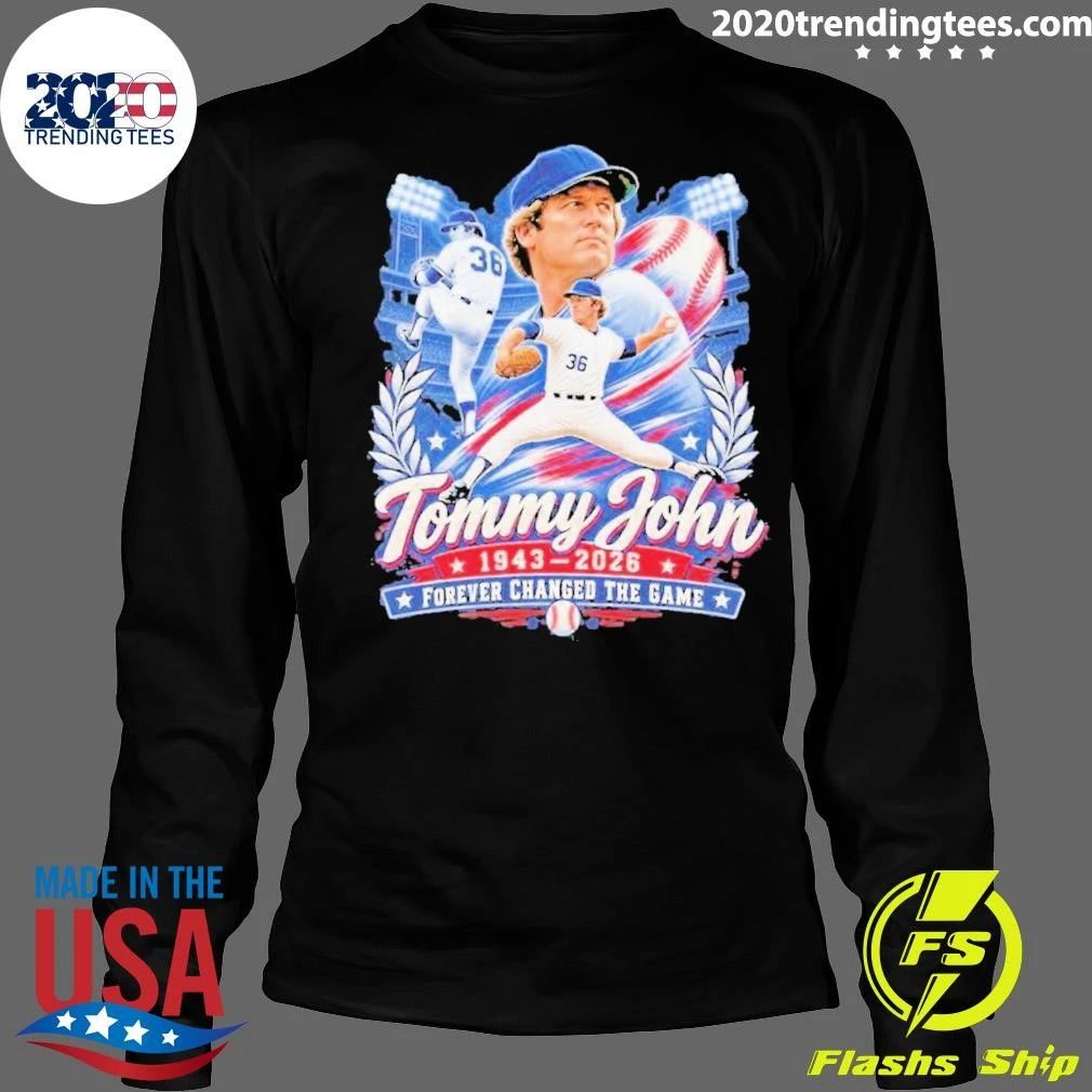 Rest In Peace Tommy John, Legendary MLB Pitcher Tommy John Has Died At The Age Of 83 Shirt