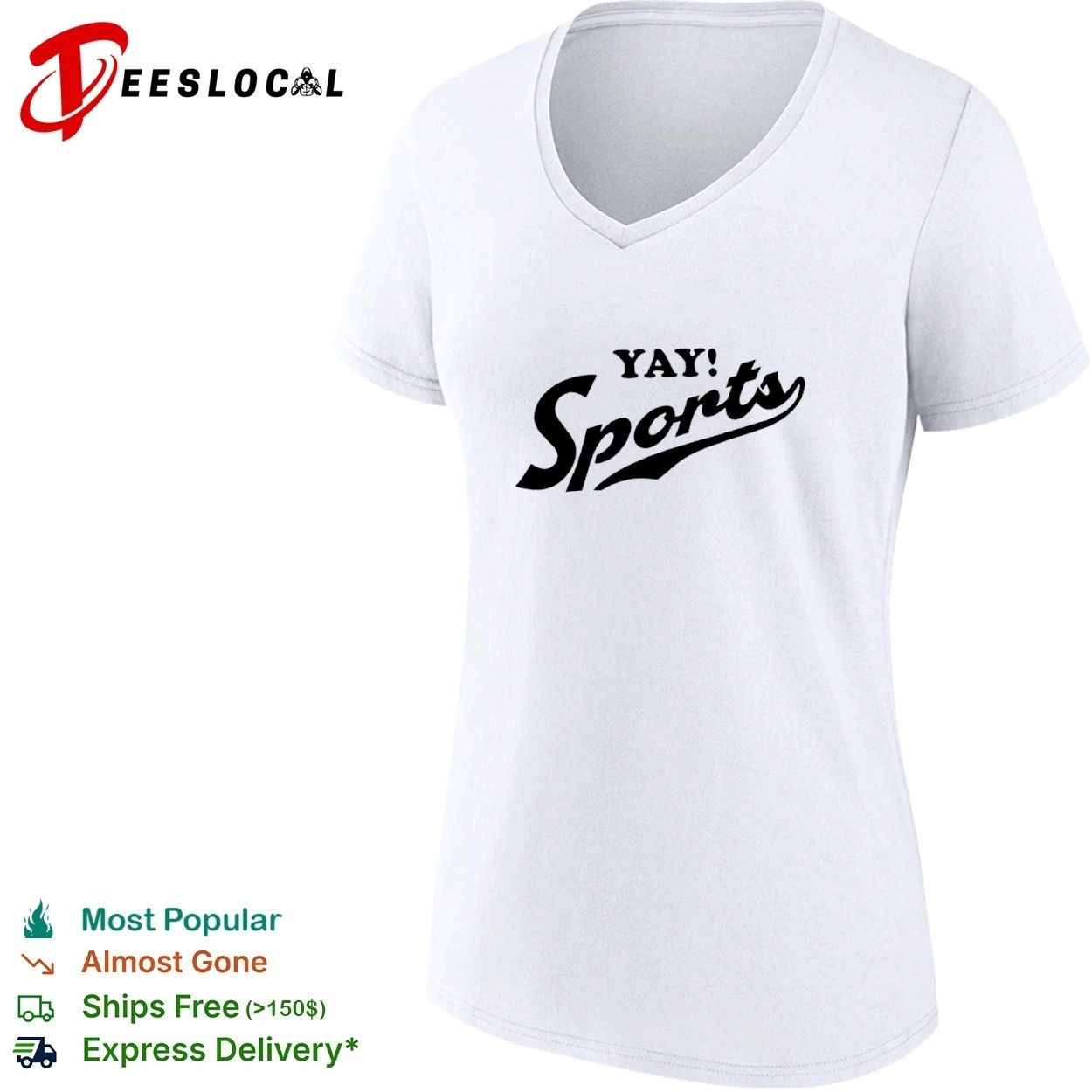 Yay! Sports beer drinking casual humor T-shirt