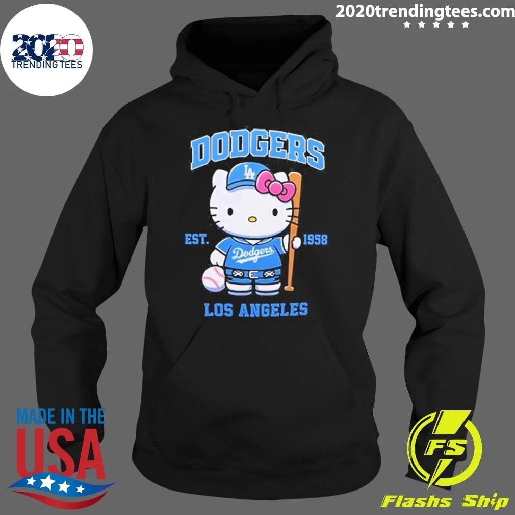 House of Tees Kitty Los Angeles Dodgers Est. 1958 Shirt