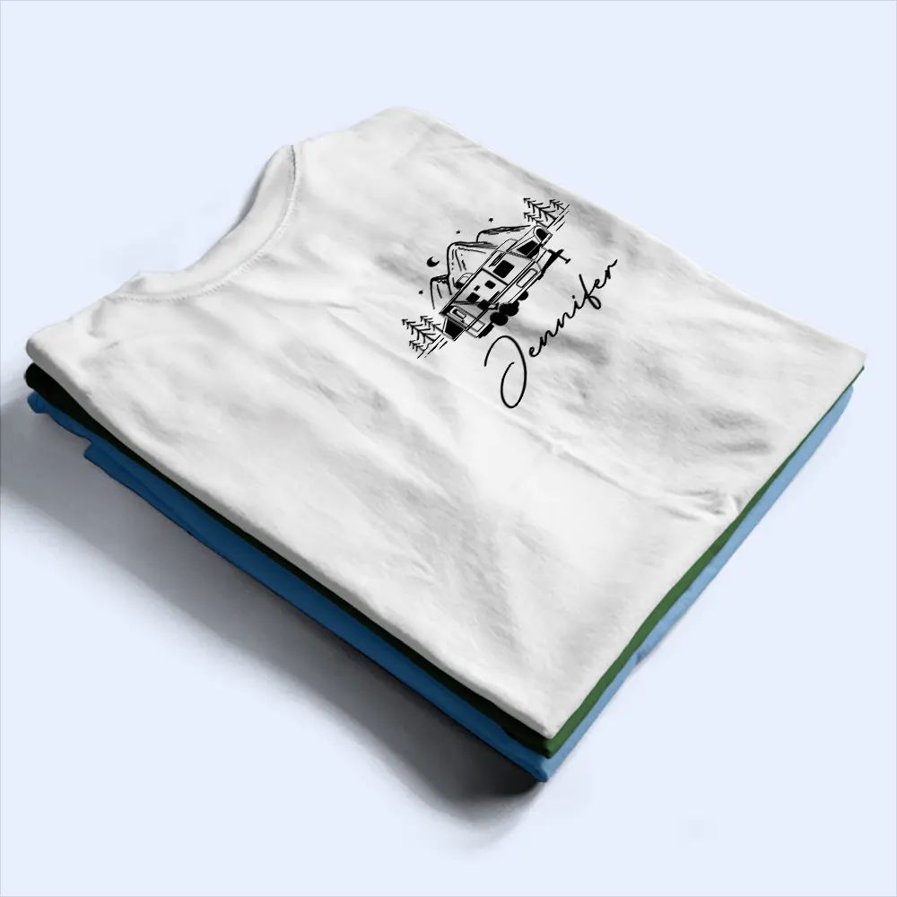 Camping Crew Fires Friends Fun - Personalized T Shirt