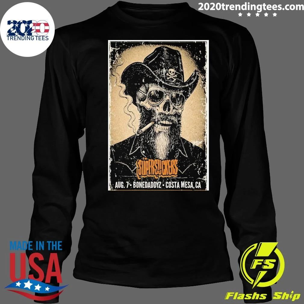 Supersuckers Bonedaddyz Costa Mesa August 7 2026 Shirt