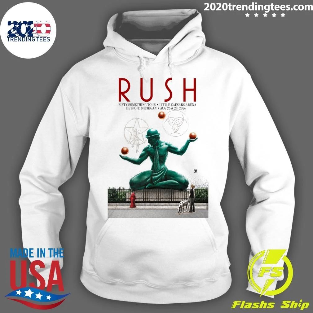 Rush Detroit Michigan Event Poster At Little Caesars Arena In Detroit Michigan On August 26-28 2026 Shirt