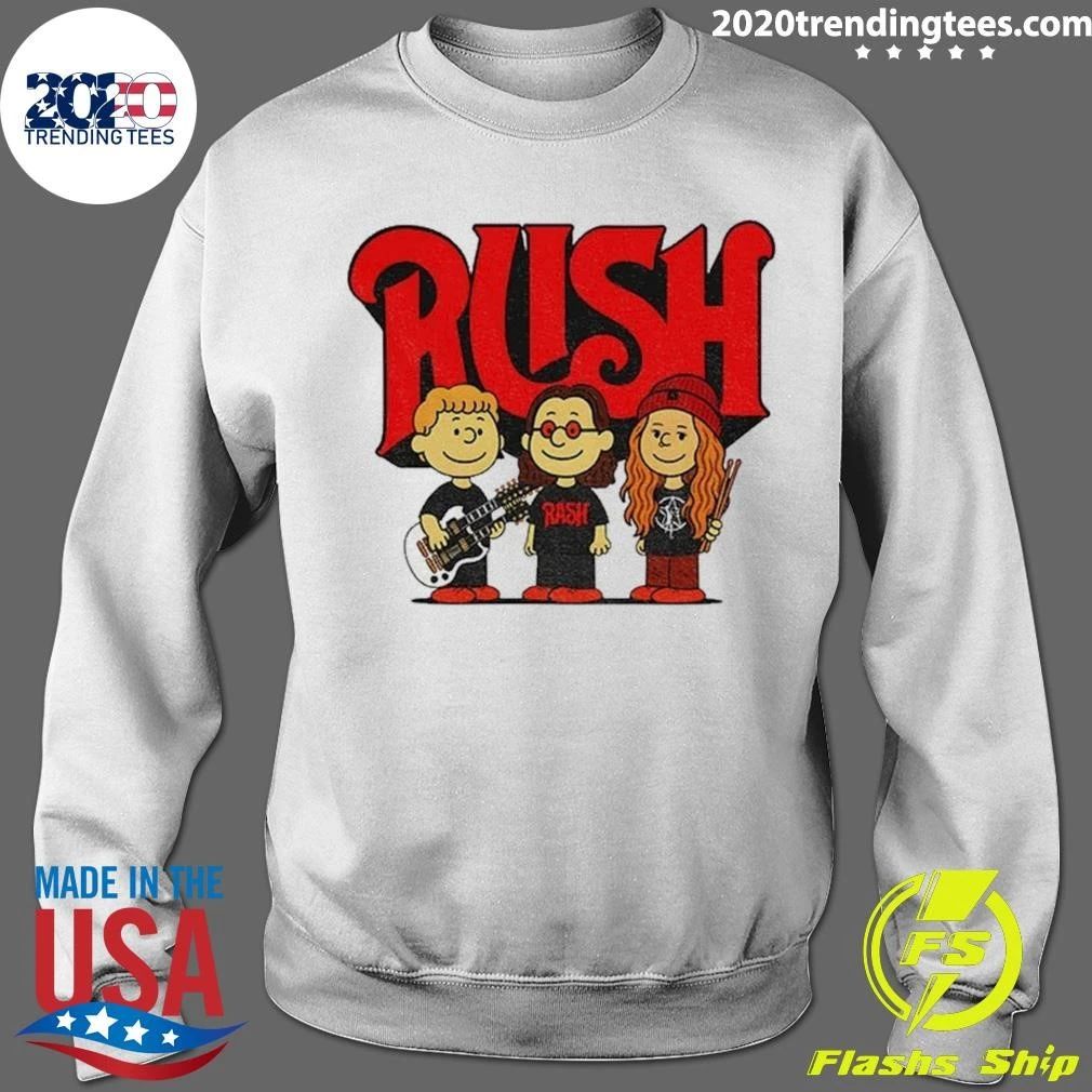 Rush With Anika Nilles Classic Logo Band Parody Shirt
