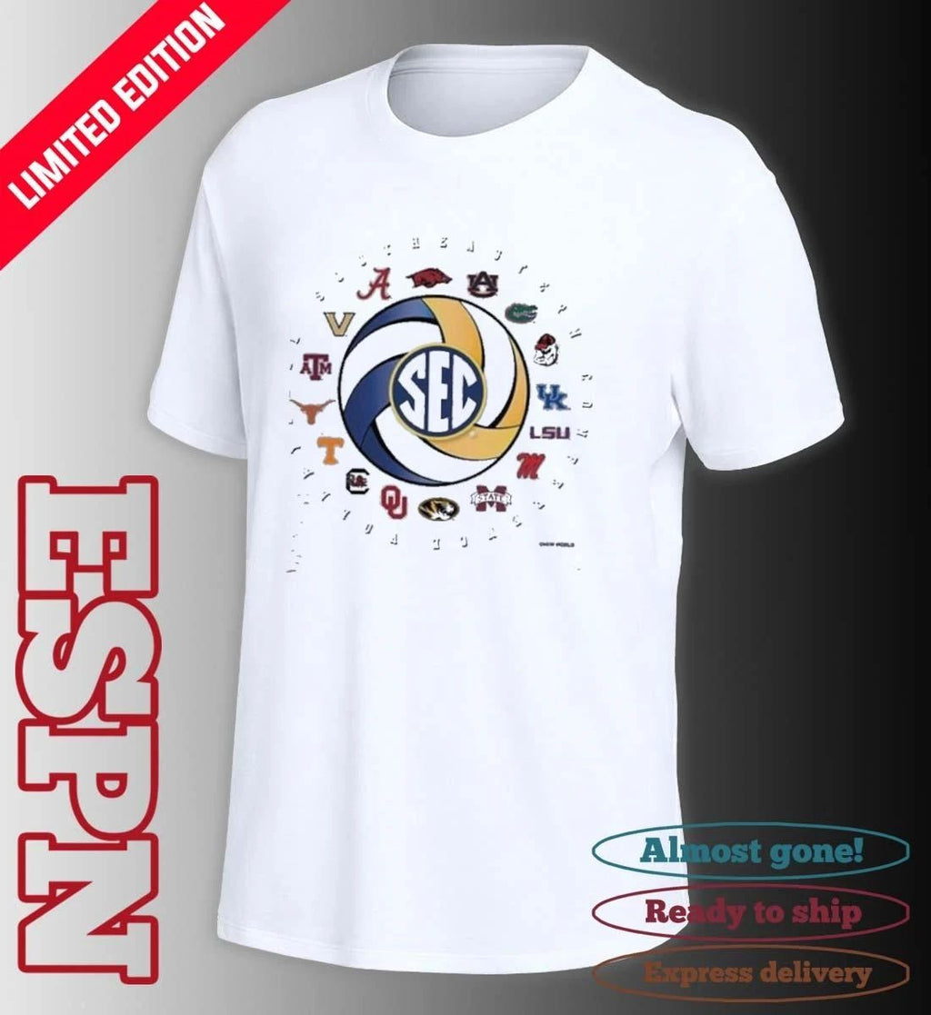 2026 SEC Volleyball Teams Shirt