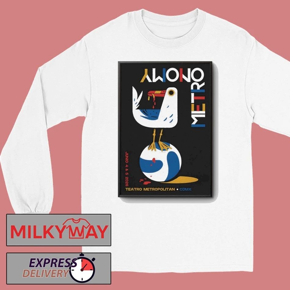 Metronomy 6 4-6 5 2026 Mexico City Poster shirt