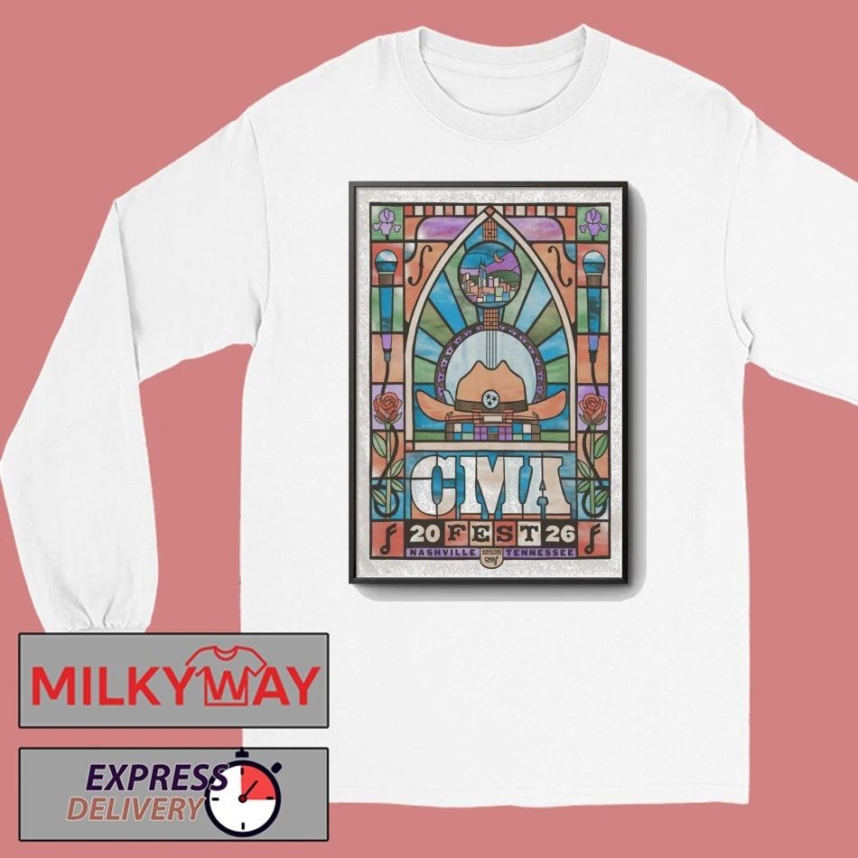 Country Music Association Festival 2026 Nashville Tennessee Poster shirt