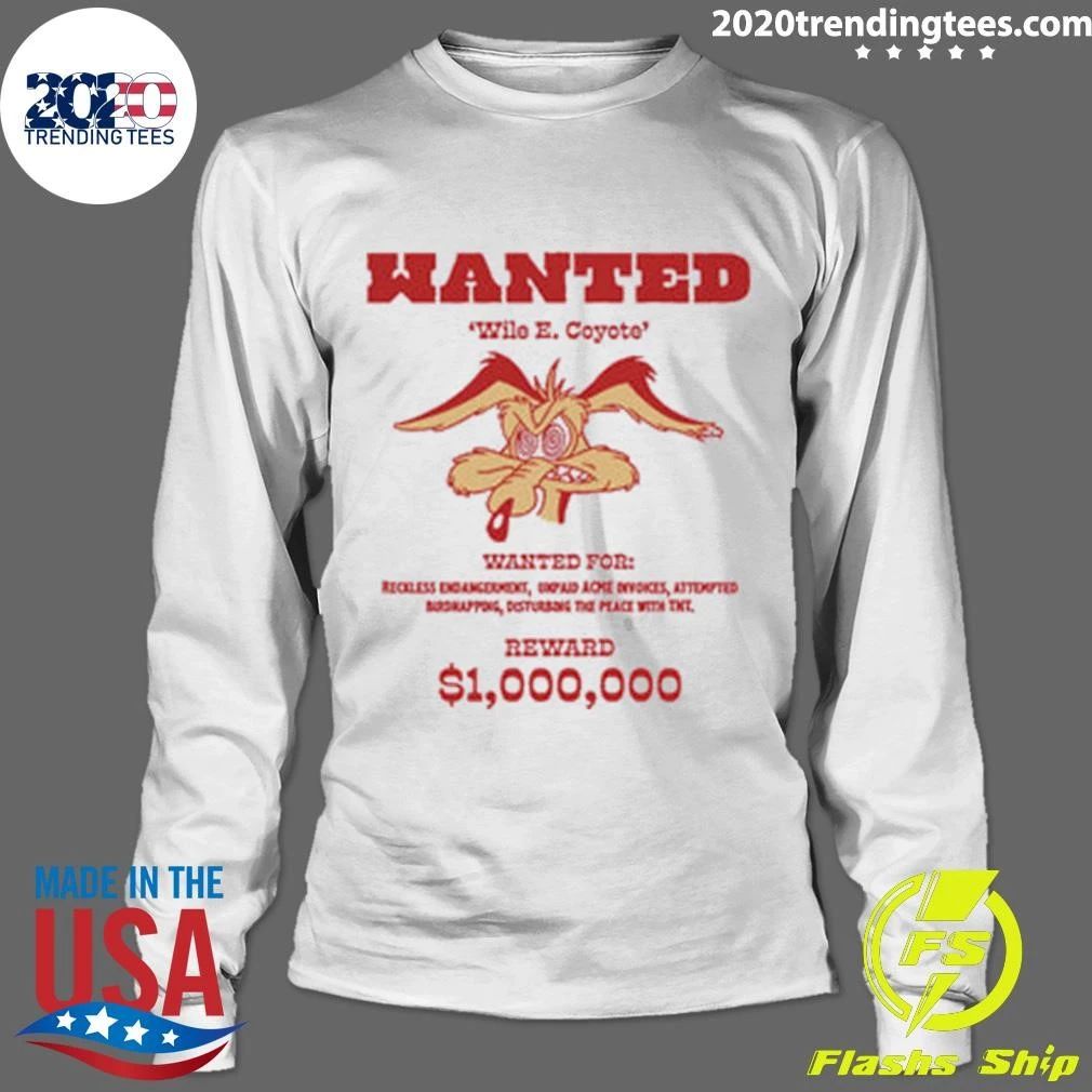 Wanted Wile E Coyote Oversized Tee Shirt