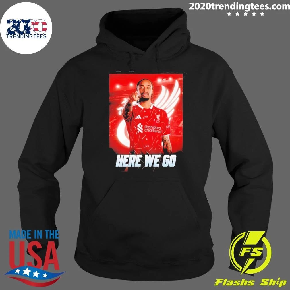 Bradley Barcola To Liverpool Here We Go Shirt