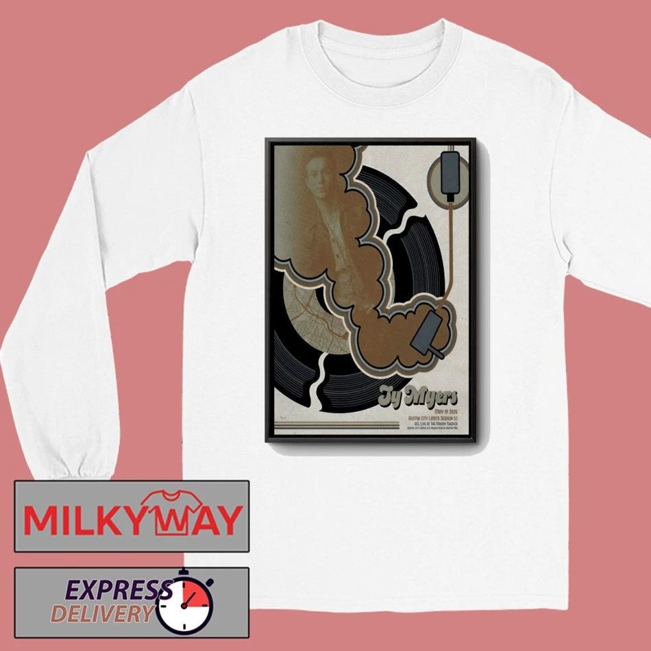 TOUR May 19 2026 Ty Myers Austin TX Tour On Poster shirt