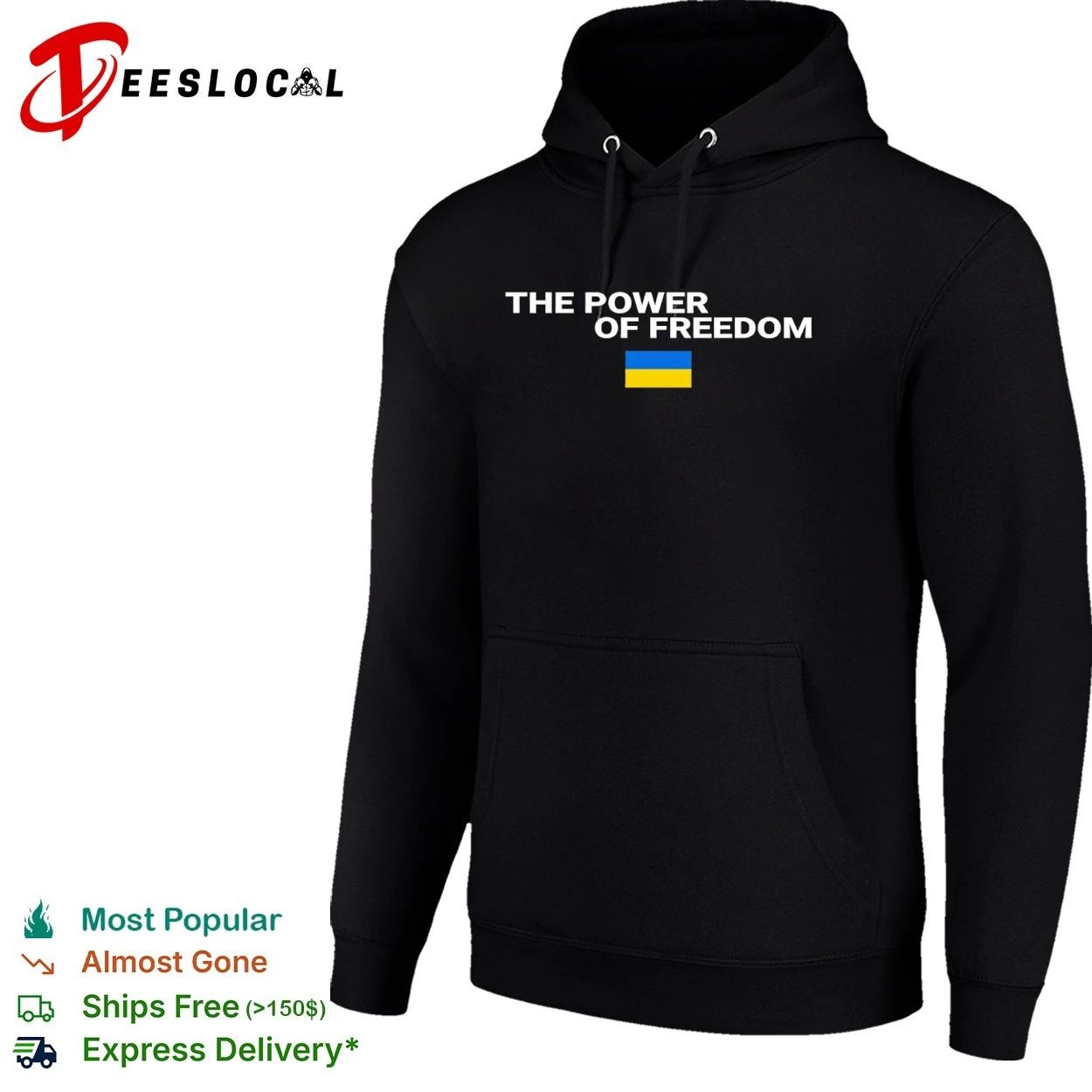 The Power of Freedom Ukraine Ukrainian Flag T-shirt