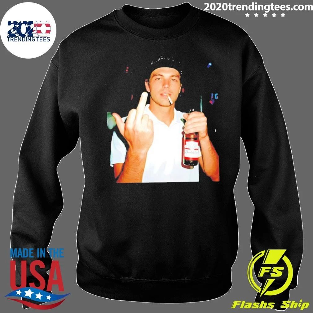 Taylor Fritz Budweiser Cigarette Middle Finger Shirt