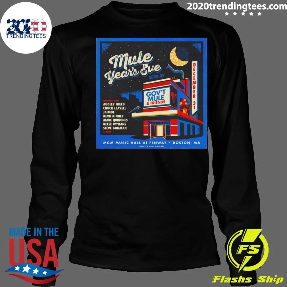 Gov’t Mule And Friends December 31 2026 in Boston MA Shirt