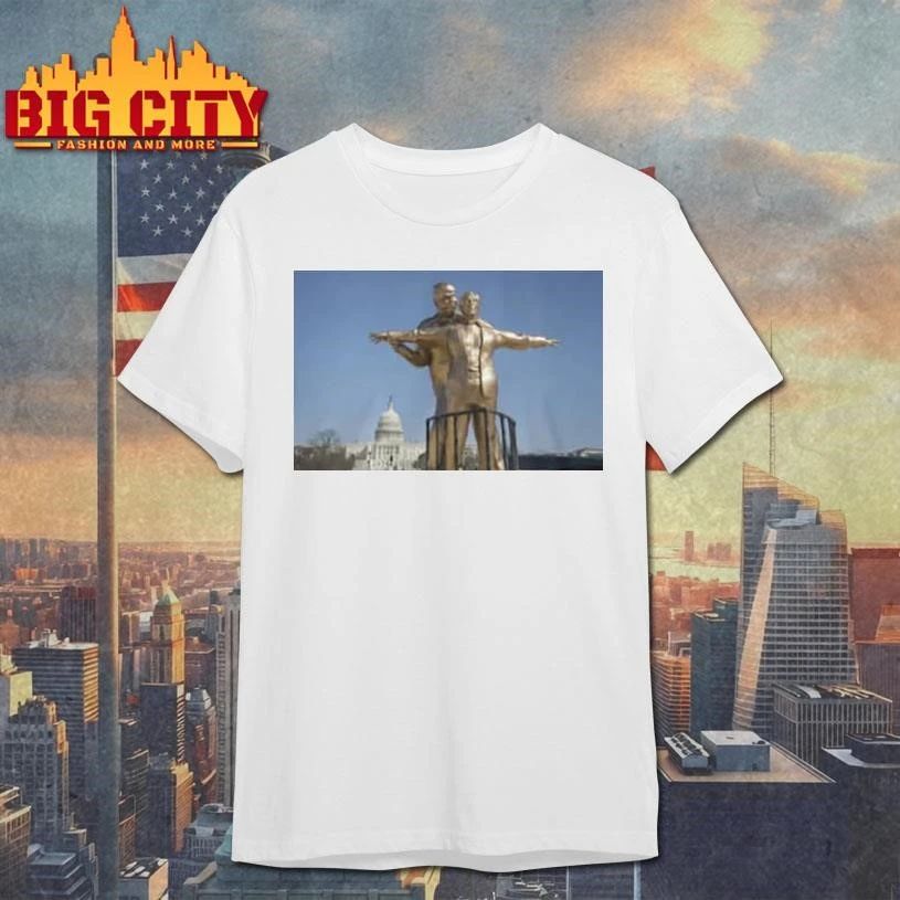 Trump and Epstein Titanic Statue Shirt