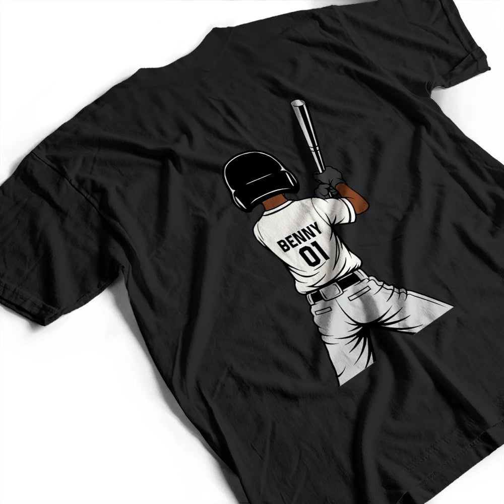Baseball Dad Crossed Arrows - Personalized T Shirt