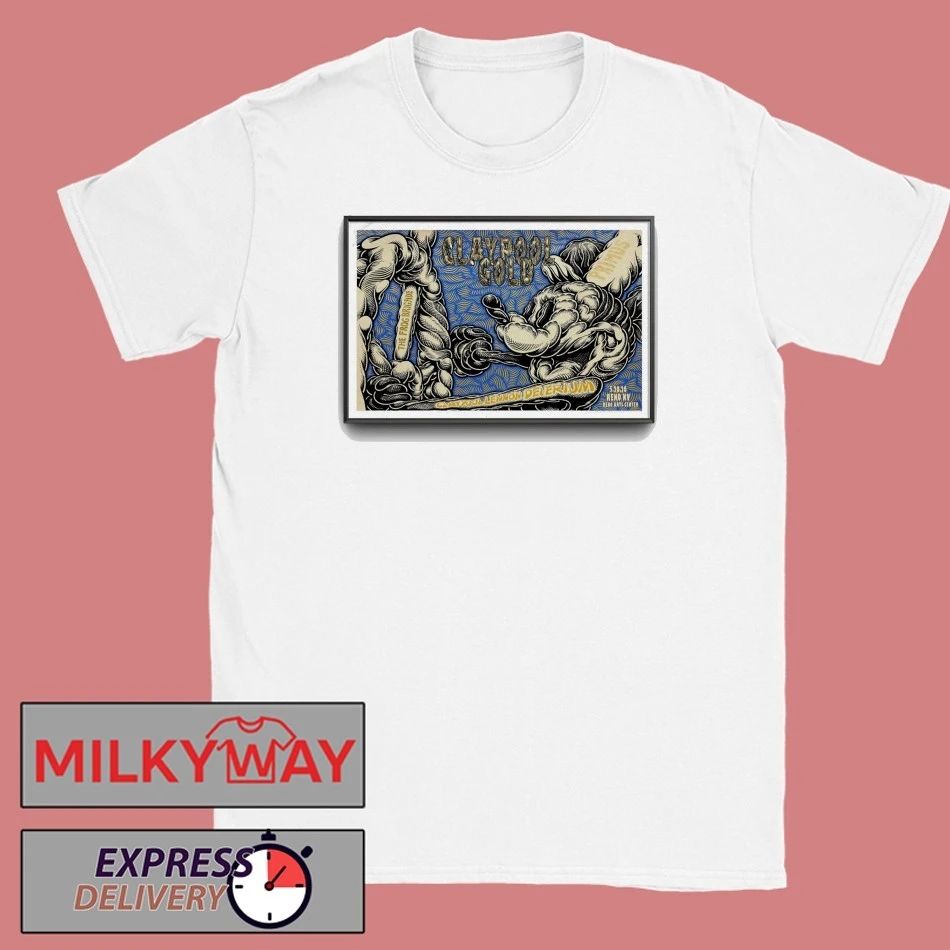 Primus Claypool Gold Tour Downtown Reno NV May 20 2026 Poster shirt