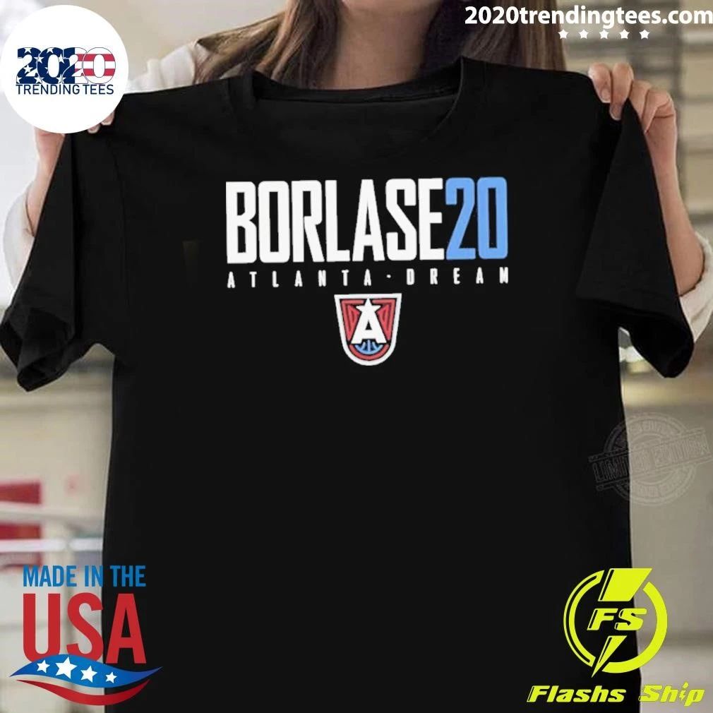 Isobel Borlase 20 Atlanta Dream 2026 Wnba Name And Number Shirt