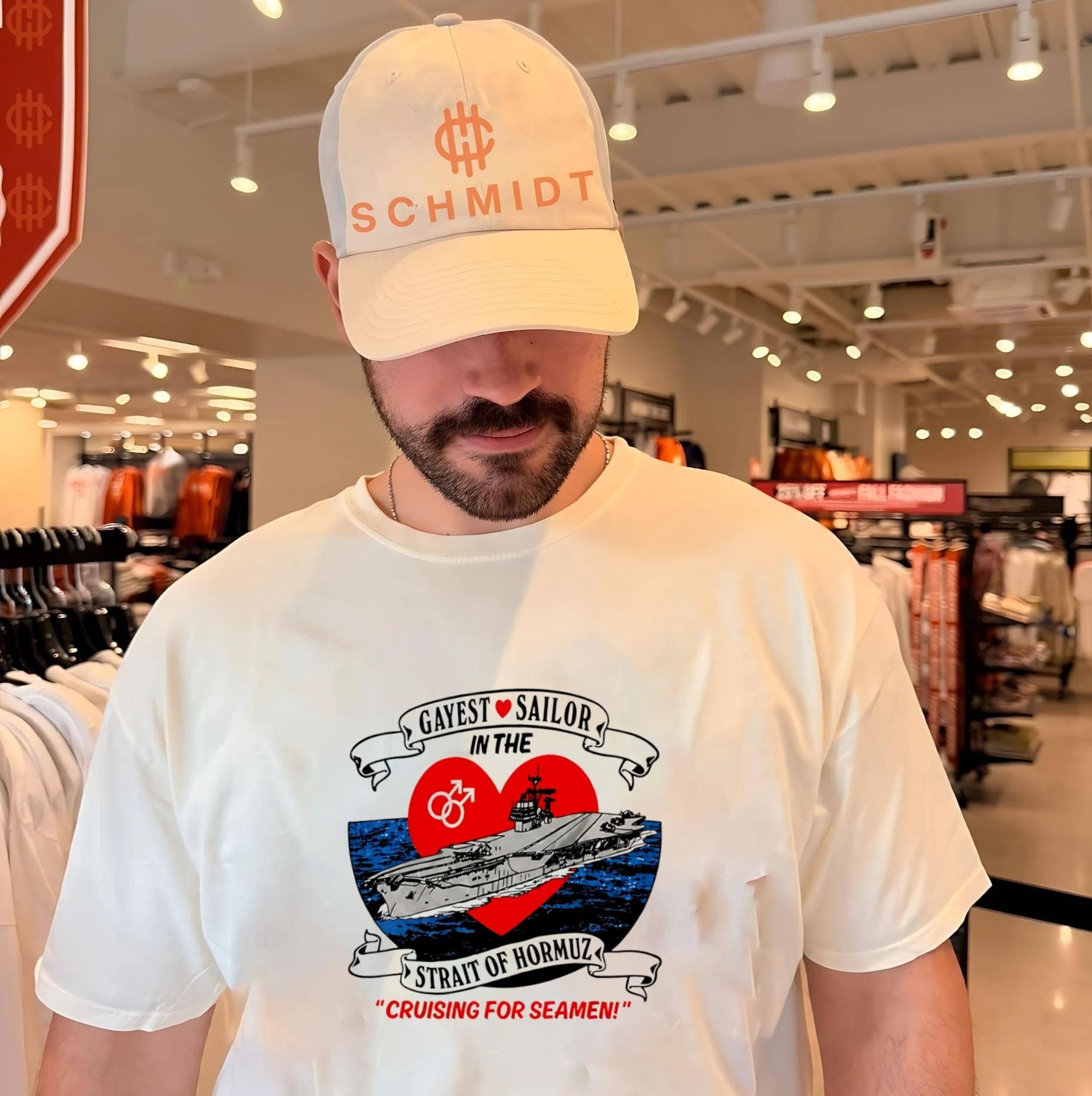 Gayest Sailor Strait of Hormuz Cruising For Seamen Pride Navy shirt