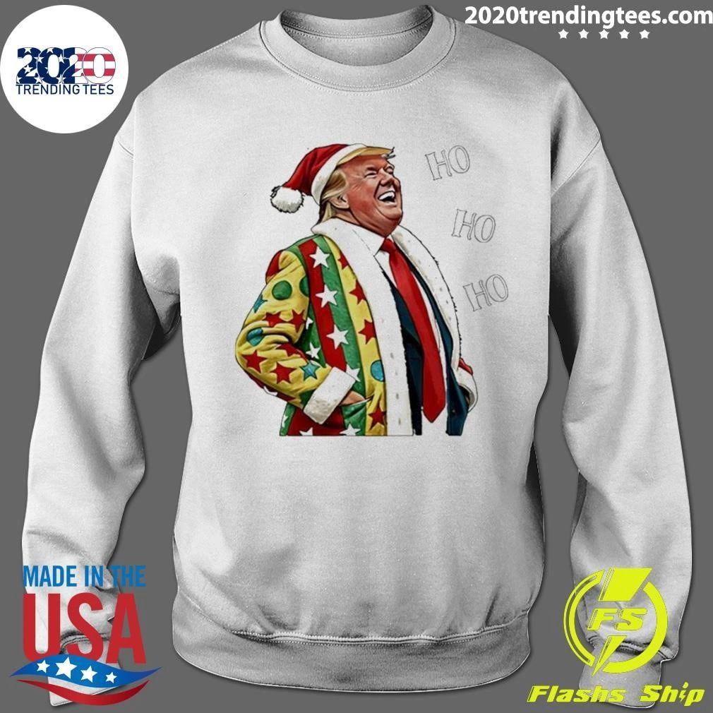 Trump Santa Ho Ho Ho Christmas Ornament Shirt