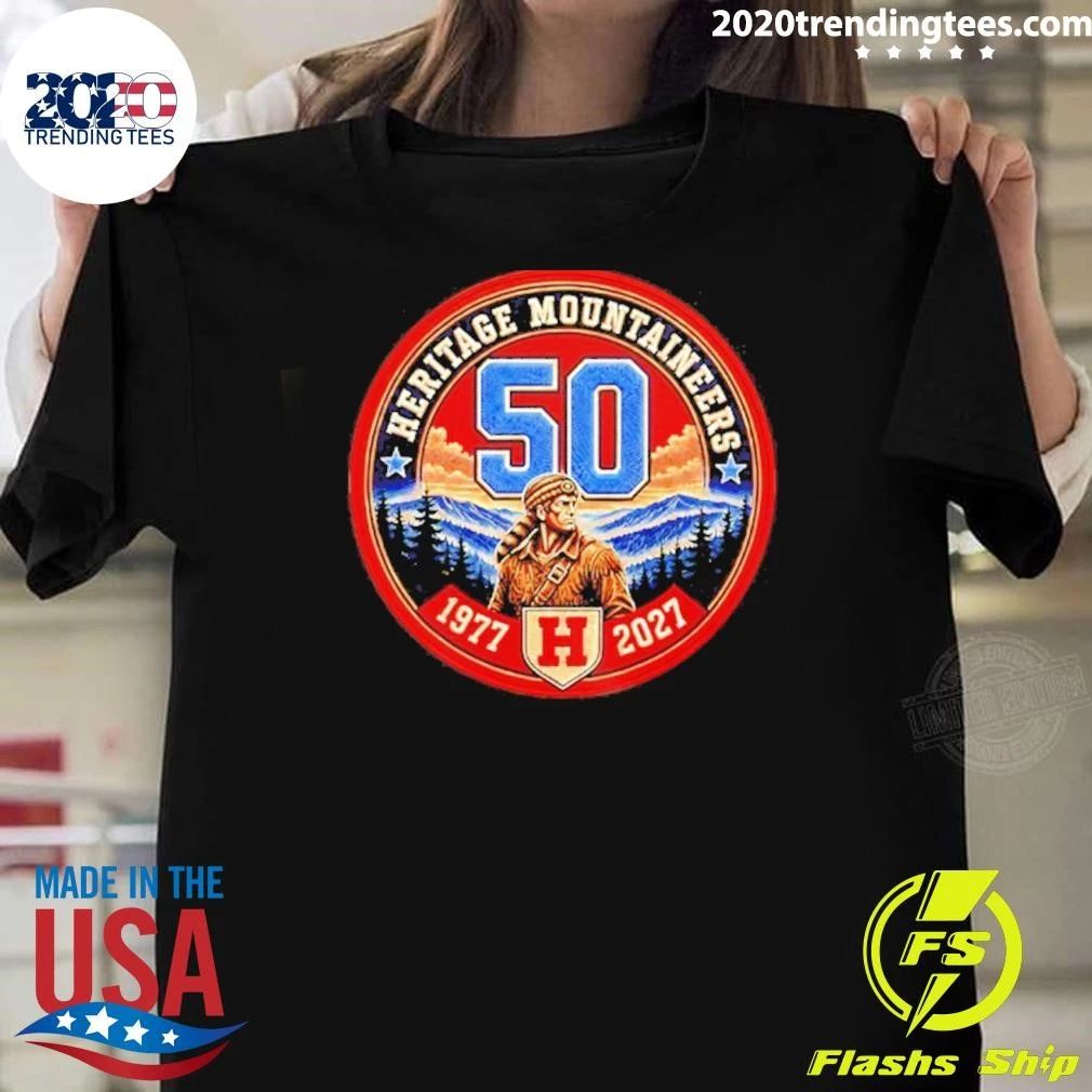 Heritage Mountaineers 50 1977 2027 Anniversary Shirt