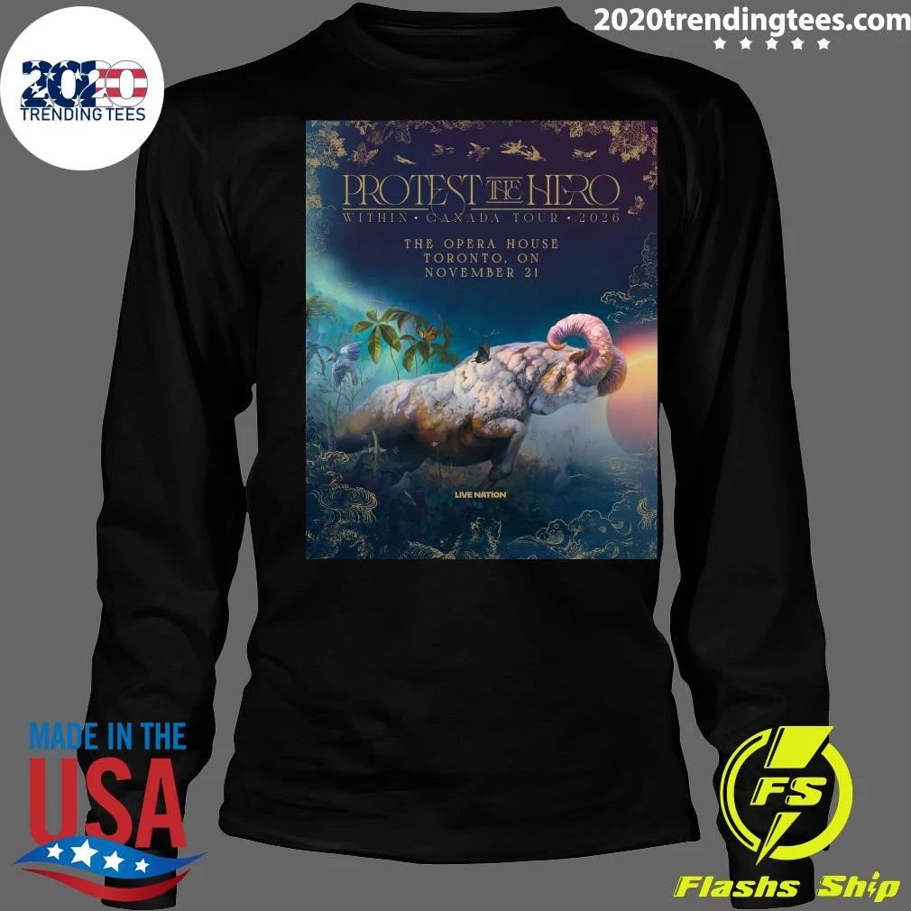 Protest the Hero Within Canada Tour 2026 The Opera House Toronto, On November 21 Shirt