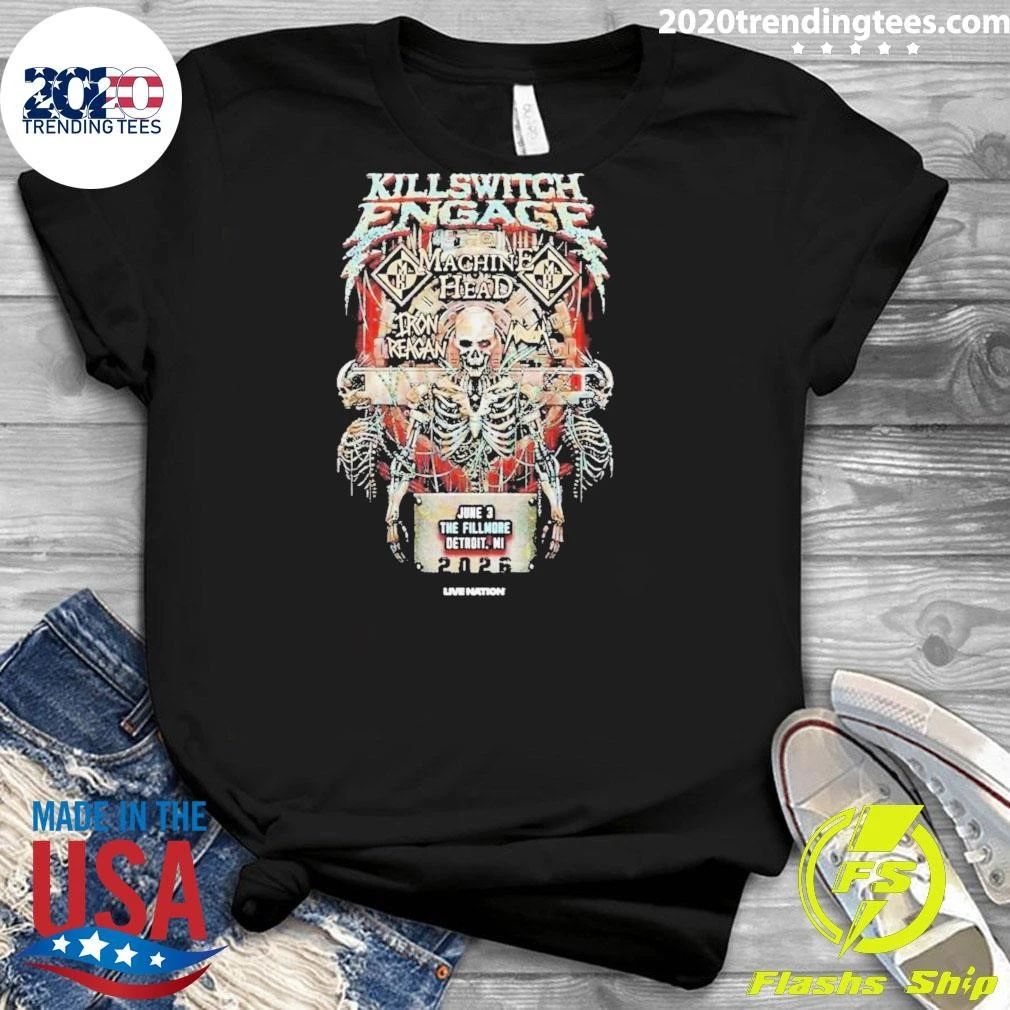 Killswitch Engage The Fillmore In Detroit, Mi June 03 2026 Poster Shirt