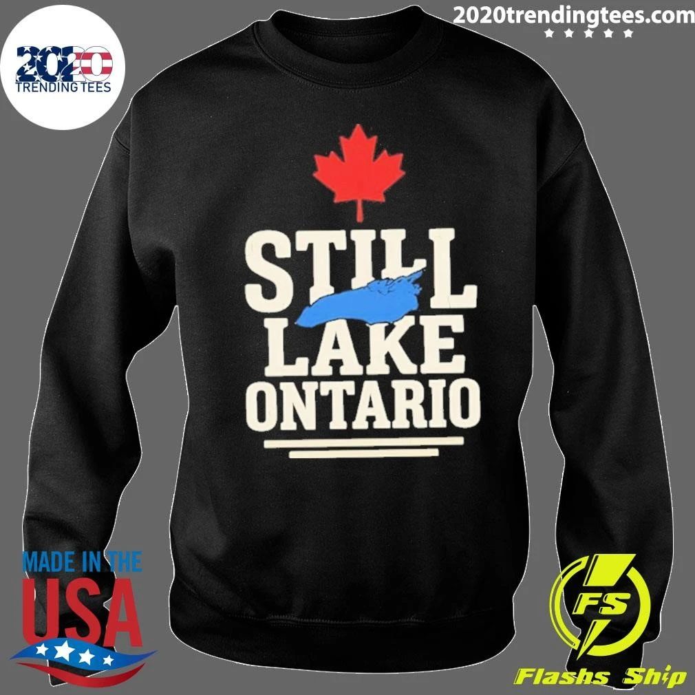 Still Lake Ontario Canada Map Shirt
