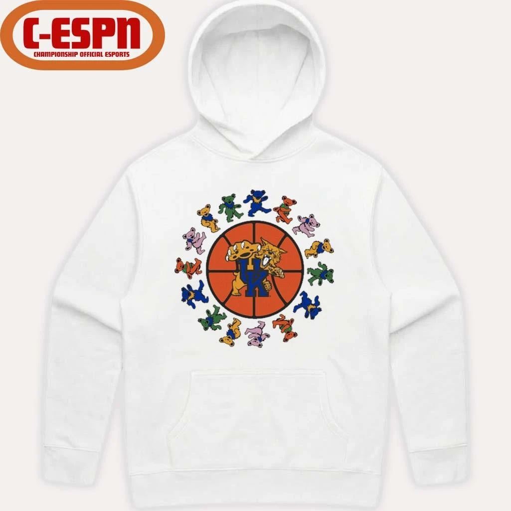 Kentucky x Grateful Dead Basketball Circle Bears Shirt