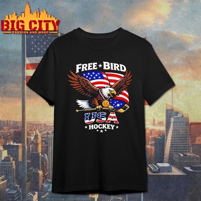 Free Bird USA Hockey Gold Medal T-shirt