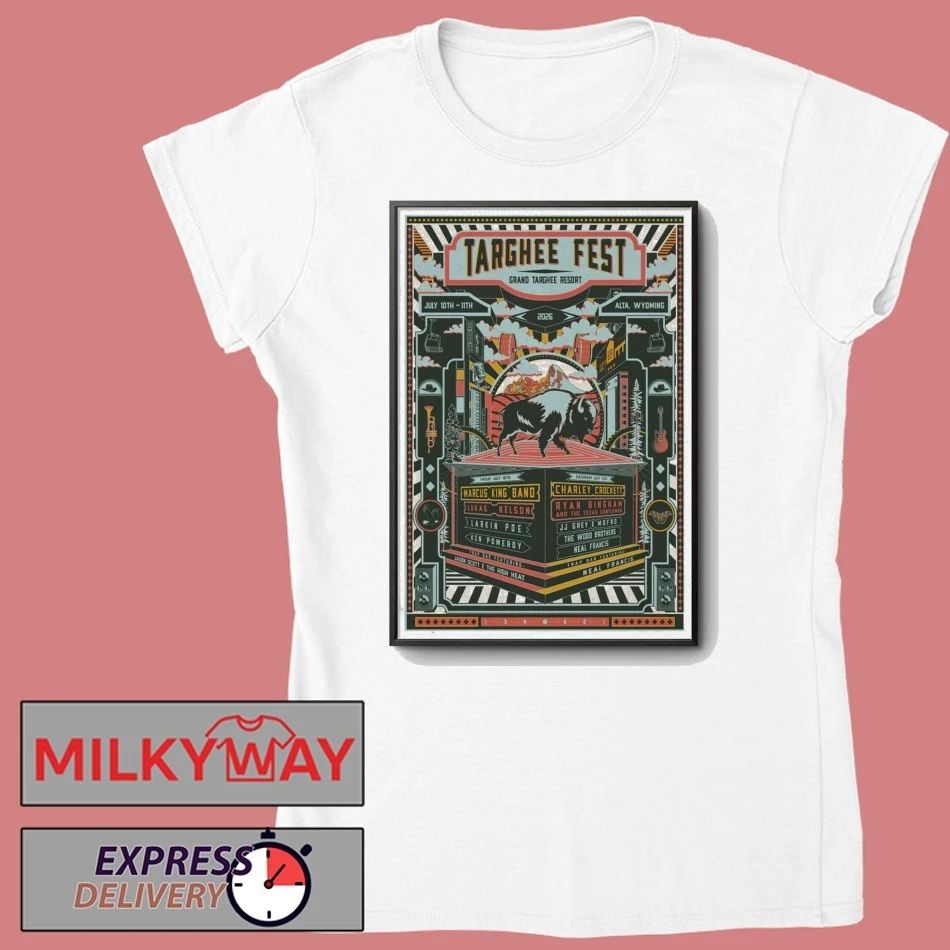 TOUR Poster Targhee Fest July 10–11 2026 Alta, WY LIMITED shirt