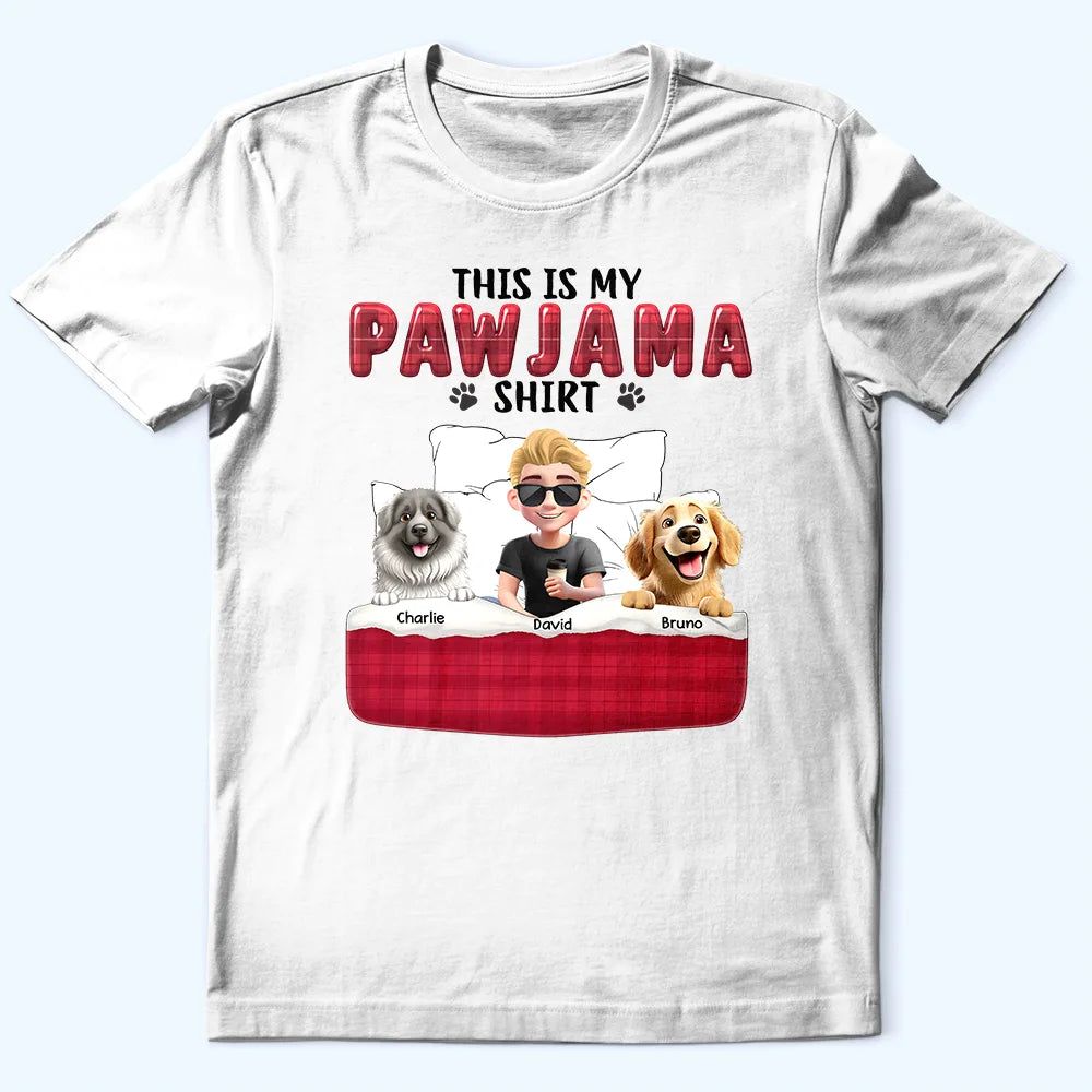 This Is My Pawjama Shirt 3D Effect Pet Lovers - Personalized T Shirt