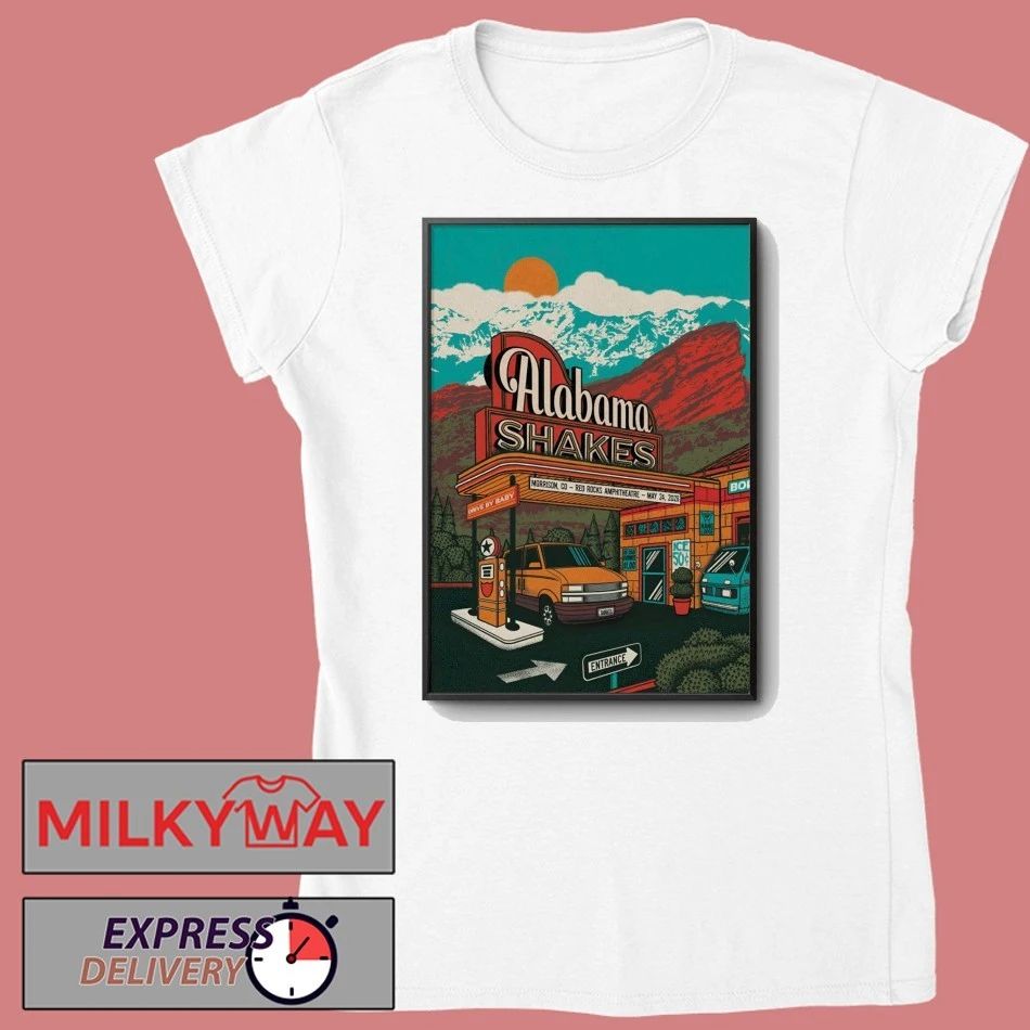 Alabama Shakes At Red Rocks Amphitheatre On May 24 2026 Poster shirt