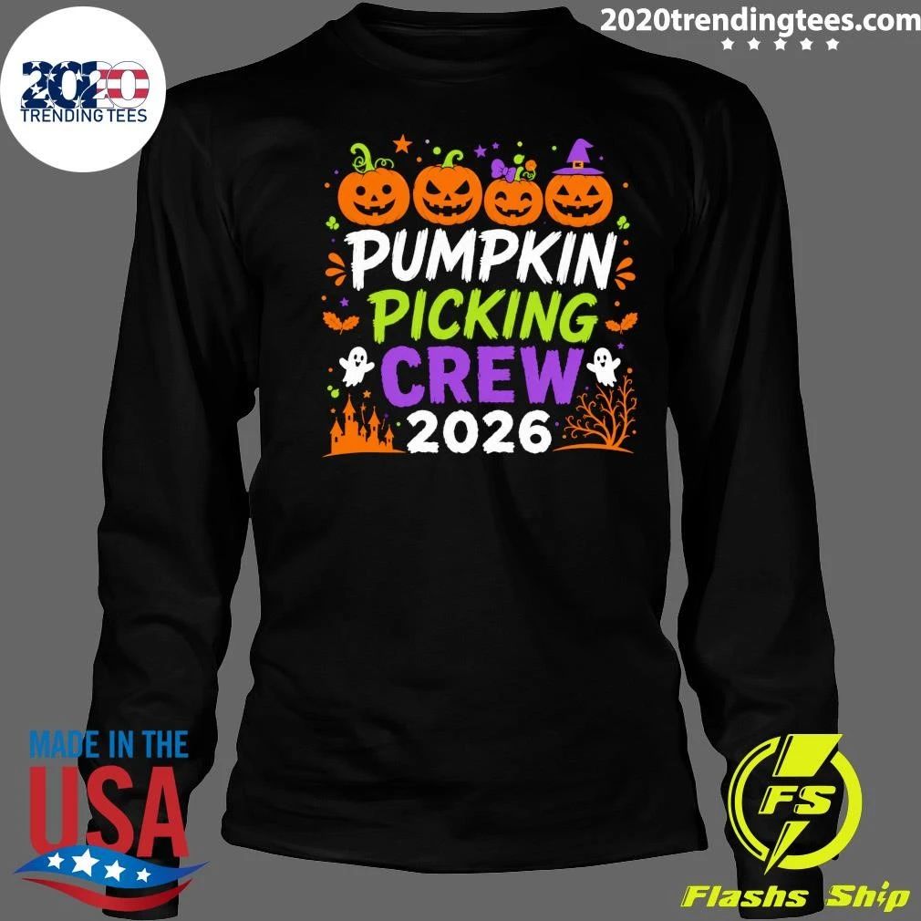 Halloween Pumpkin Picking Crew 2026 Shirt