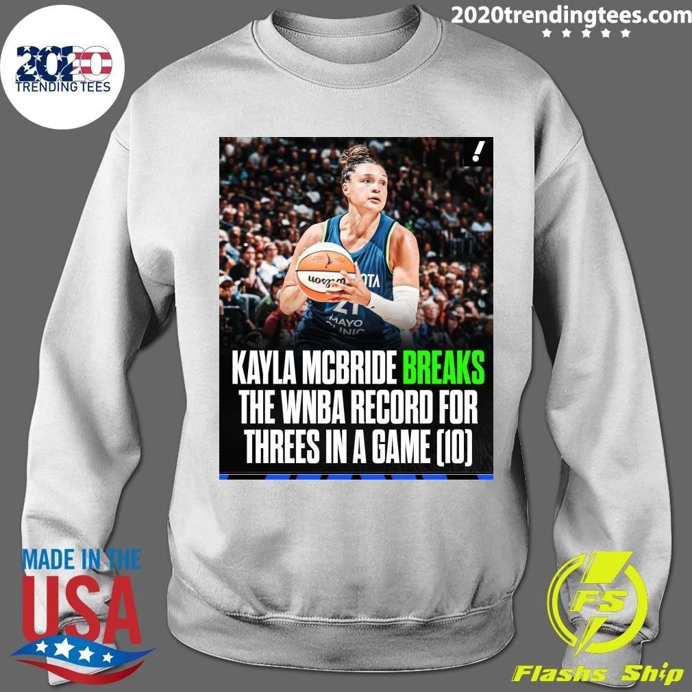 Kayla Mcbride Sets The WNBA Record For The Most Threes Made In A Game With 10 Shirt