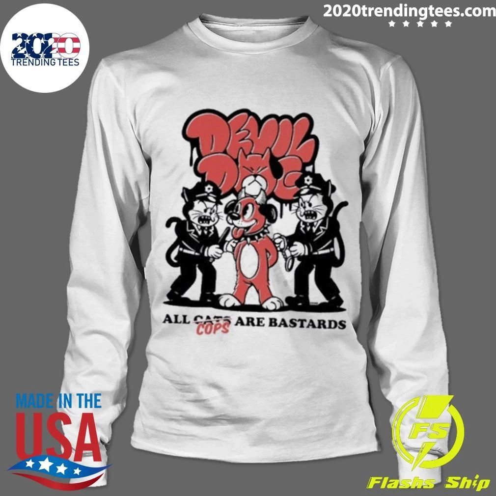 Devil Dog All Cats Are Cops Bastards ACAB Shirt