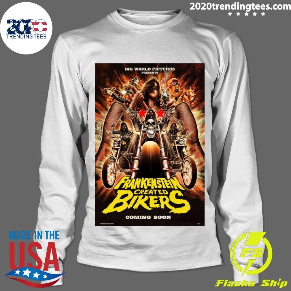 Frankenstein Created Bikers Movie Shirt