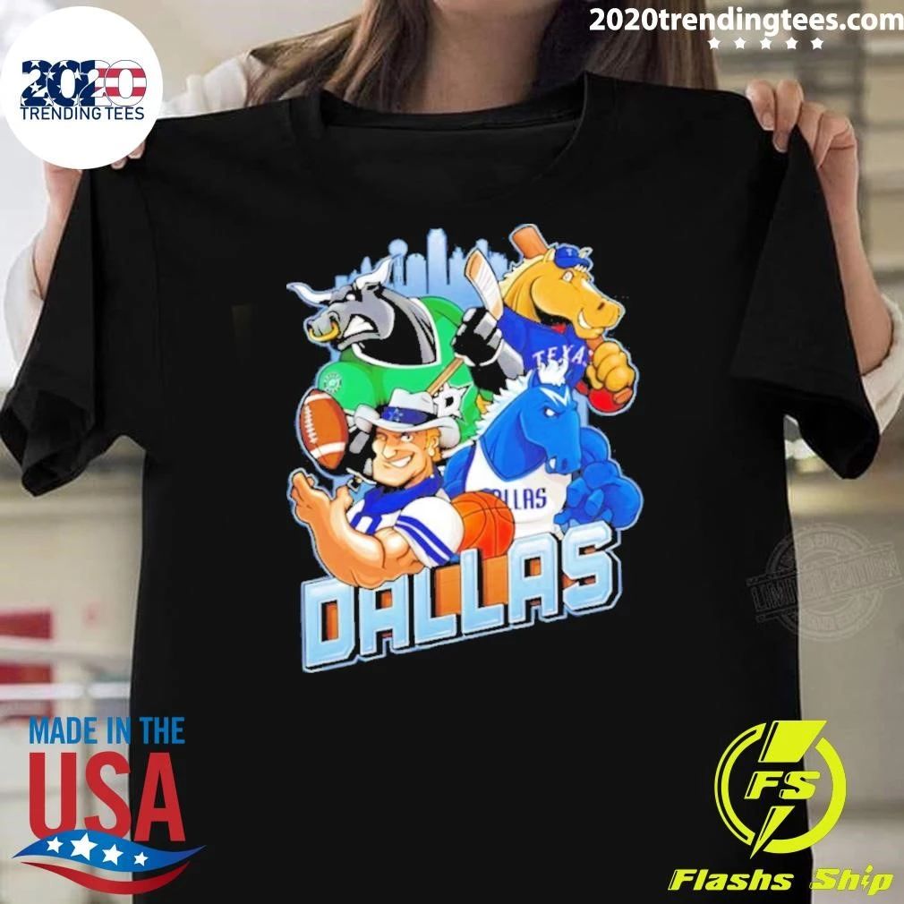 Dallas Sports Teams Mascot Mashup 2026 Season Shirt