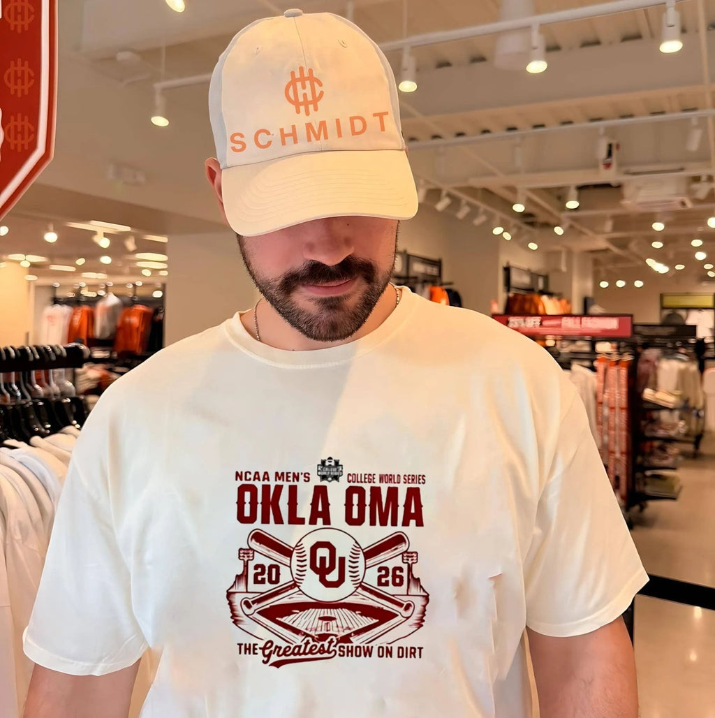 Oklahoma Sooners 2026 NCAA Baseball Men’s College World Series Oklaomaha Logo Team shirt