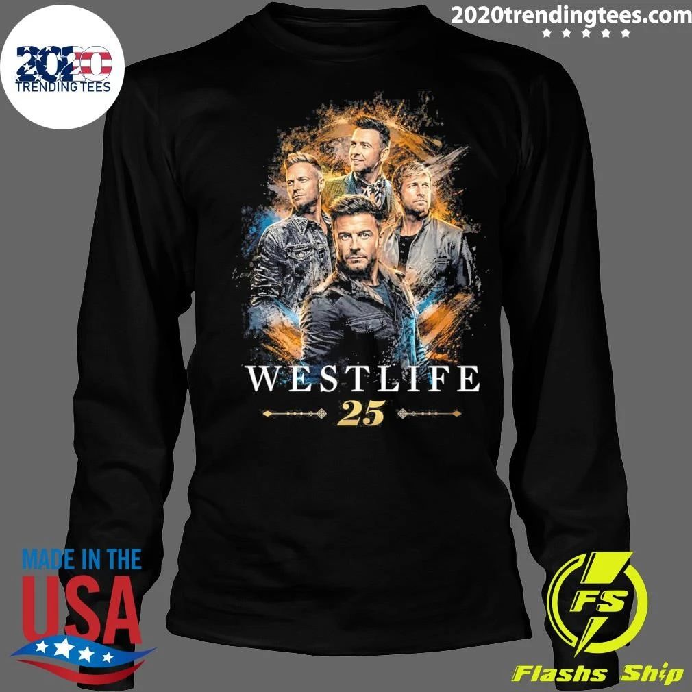 Westlife 25th Anniversary 2026 Tour Shirt