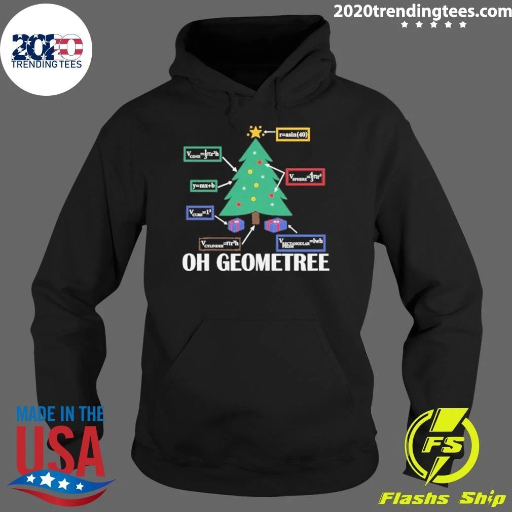 Oh Geometree Math Teacher Christmas Shirt