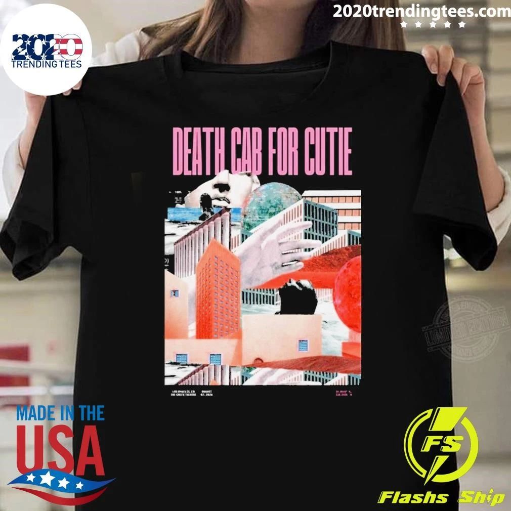 Death Cab For Cutie August 2, 2026 Los Angeles CA Shirt