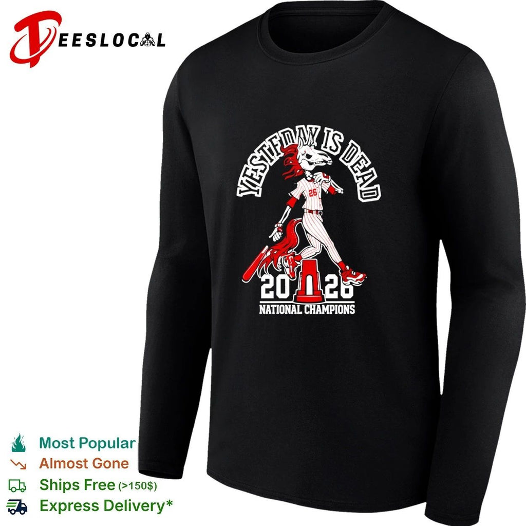 Yesterday Is Dead 2020 National Champions Baseball T-shirt